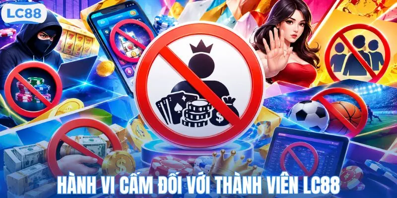 Hành vi nghiêm cấm đối với hội viên tại nhà cái